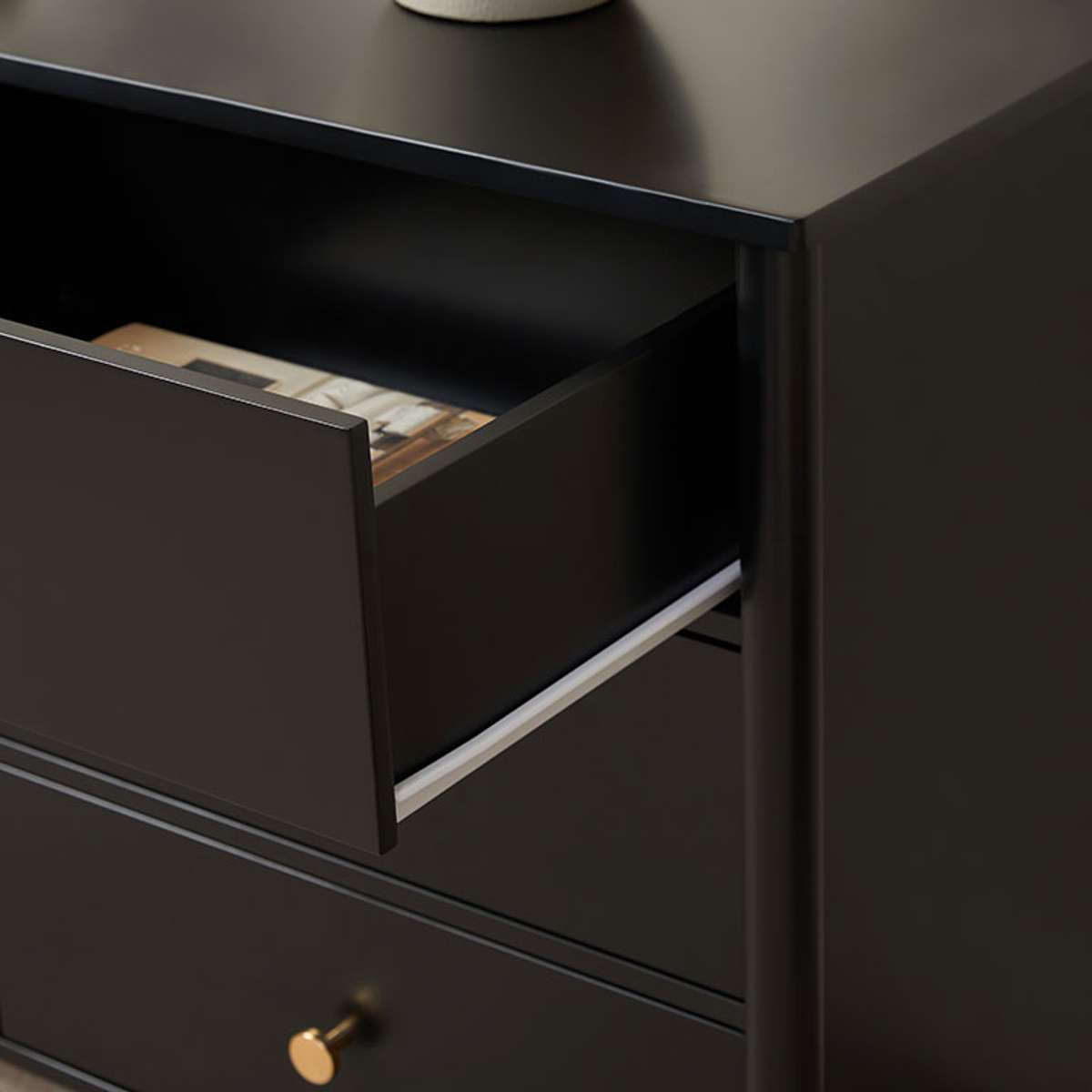 Delaney Six Drawer - Black