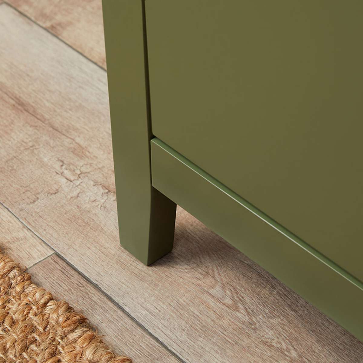 Hastings Six Drawer - Olive Green/Natural