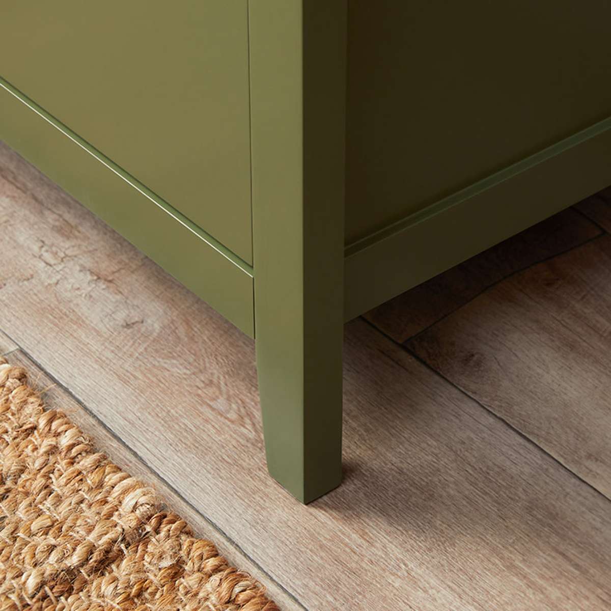 Hastings Six Drawer - Olive Green/Natural