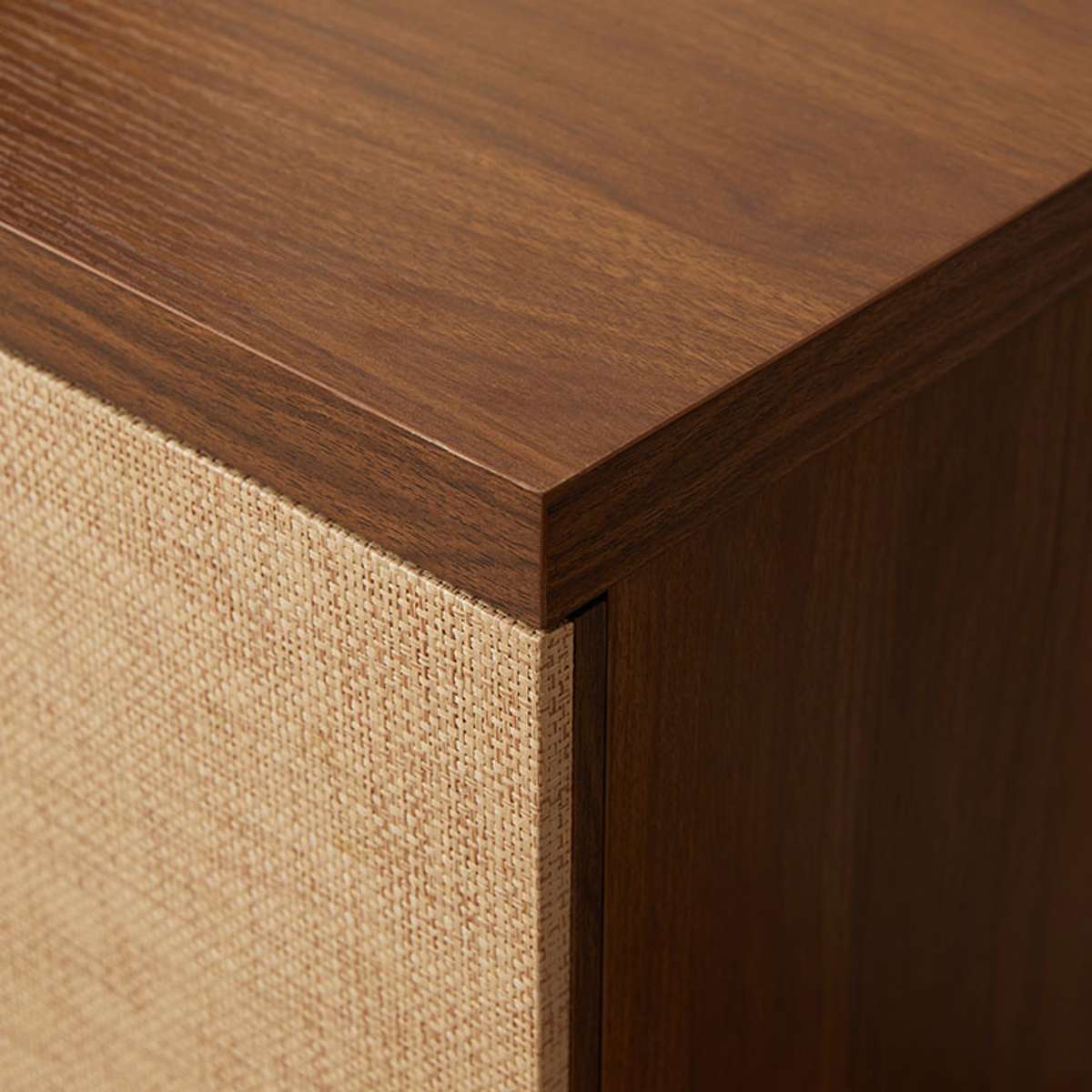 Minato Textured Entertainment Unit - Walnut