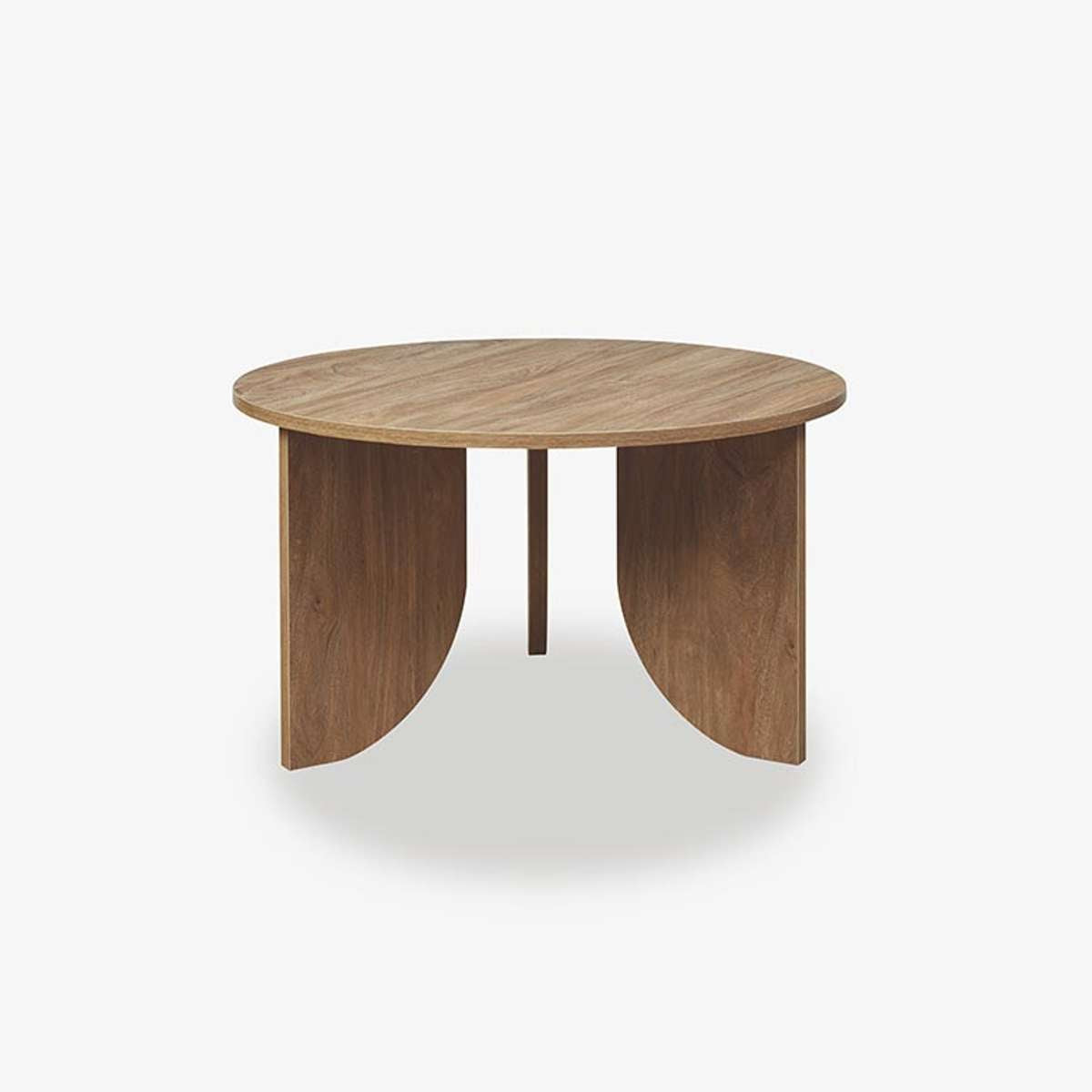 Tove Curved Leg Coffee Table - Pecan