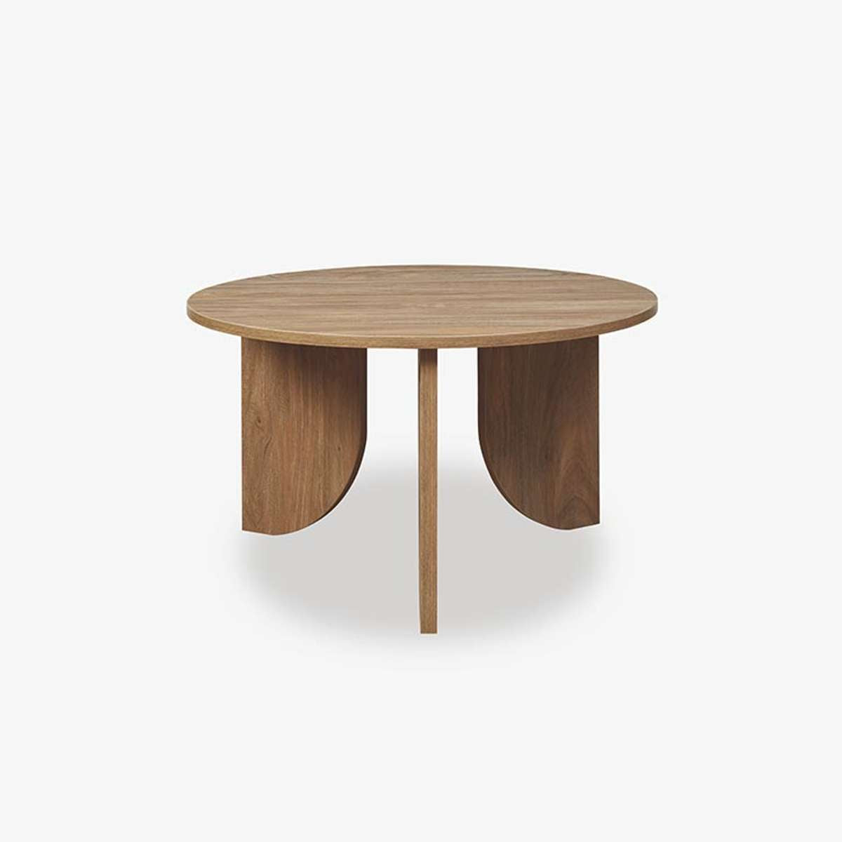 Tove Curved Leg Coffee Table - Pecan