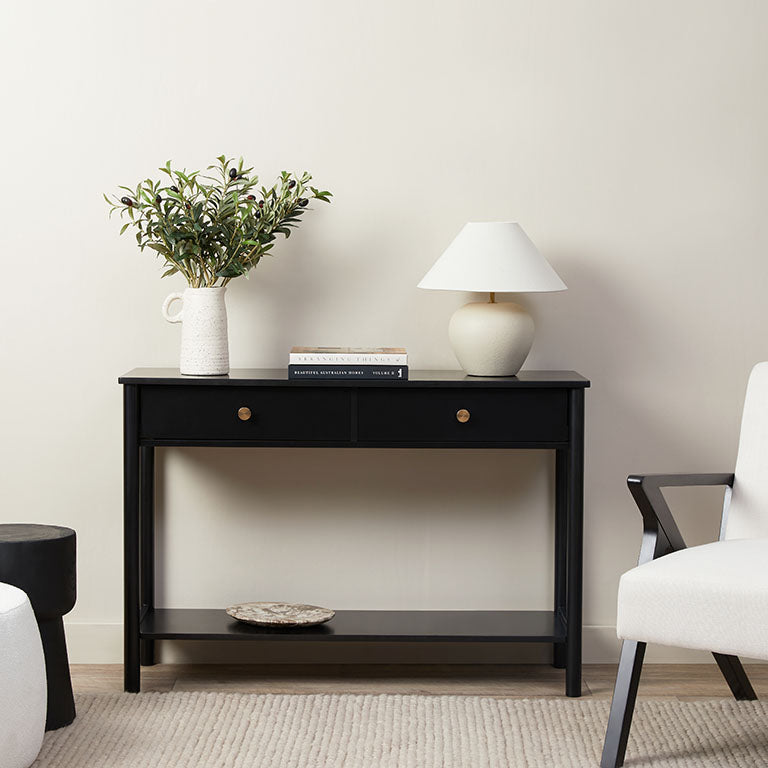 Delaney Console Table - Black