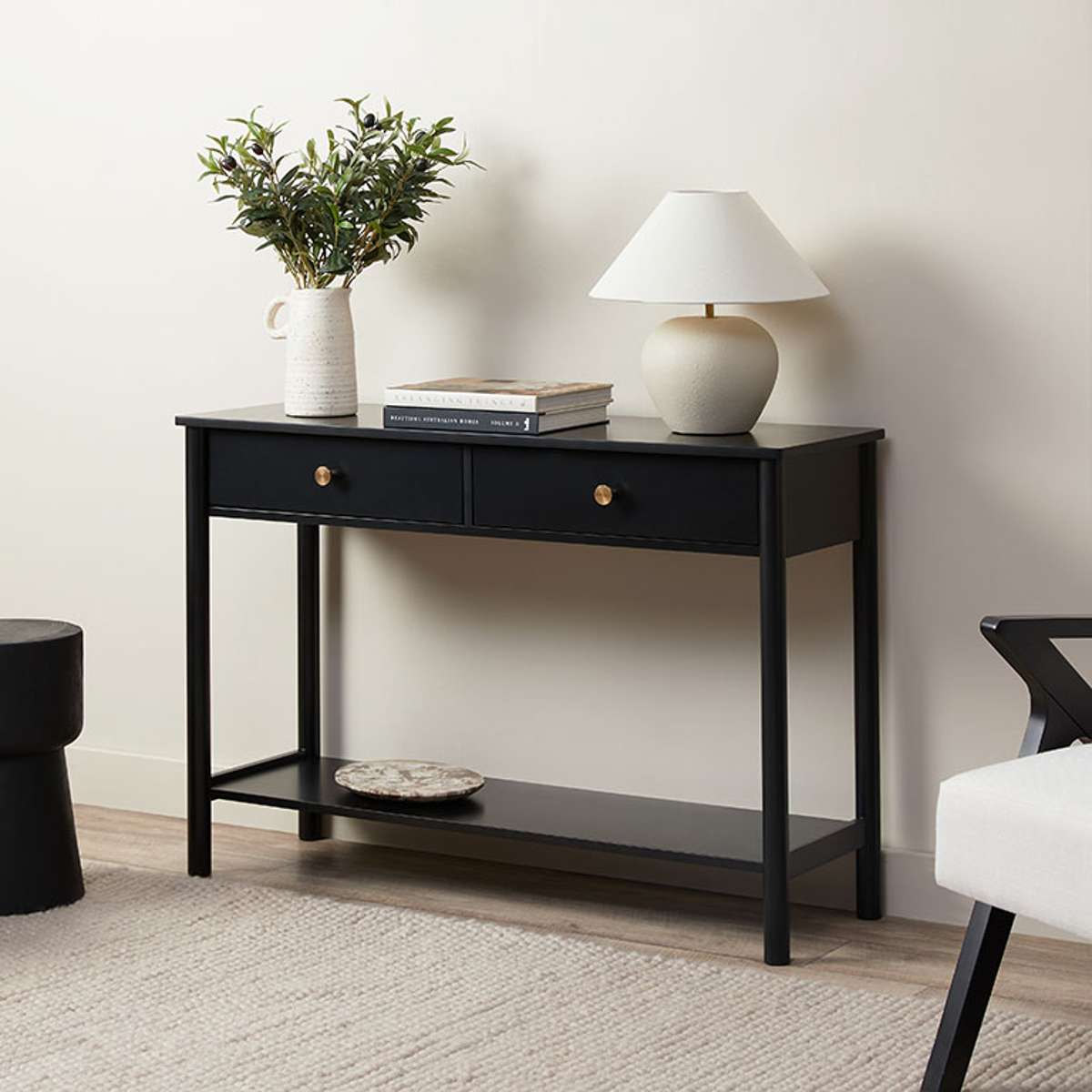 Delaney Console Table - Black