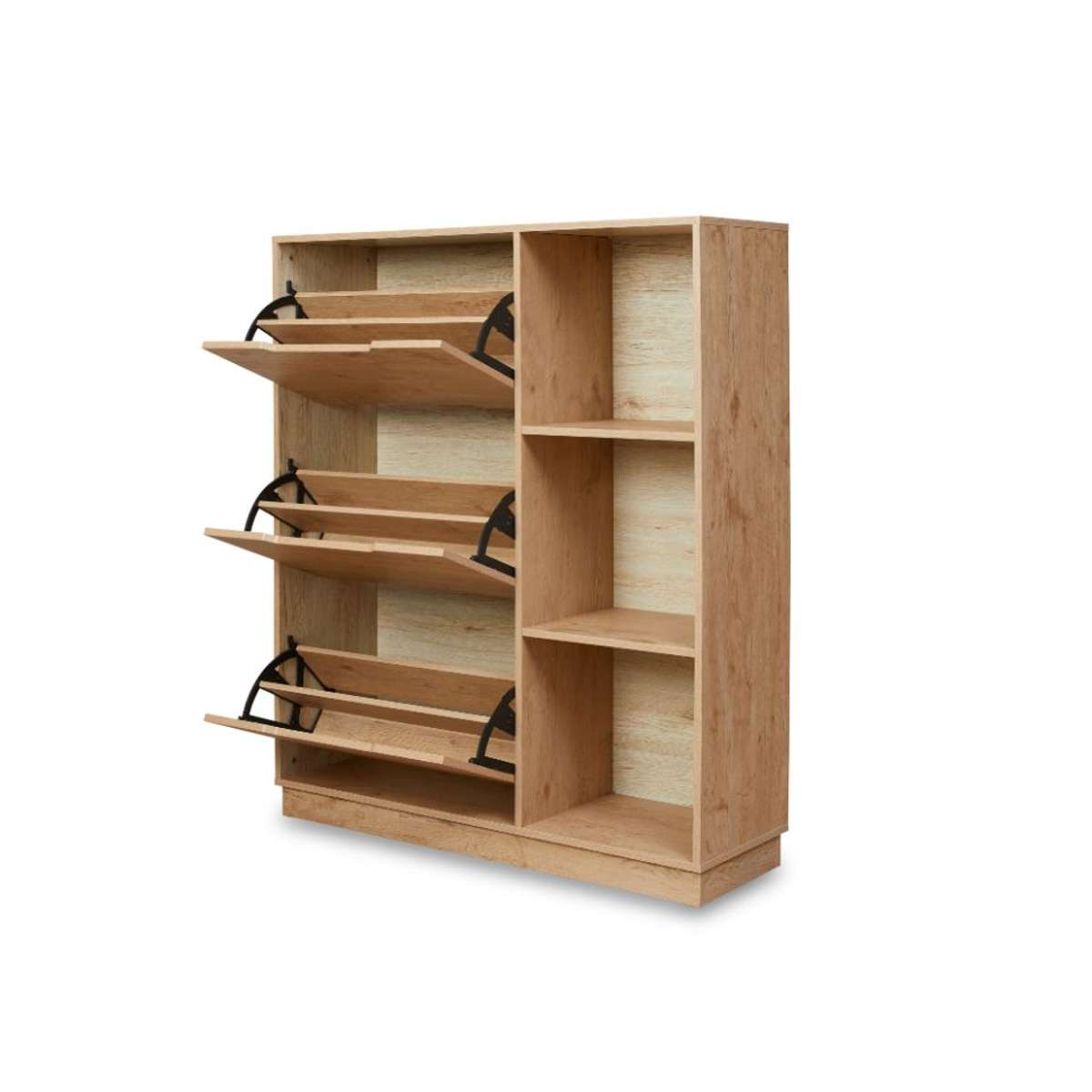 Zack Shoe Cabinet - Natural