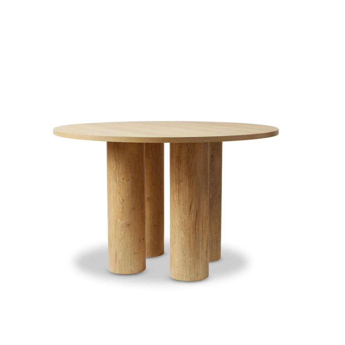 Otis Round Four Seater Dining Table - Natural