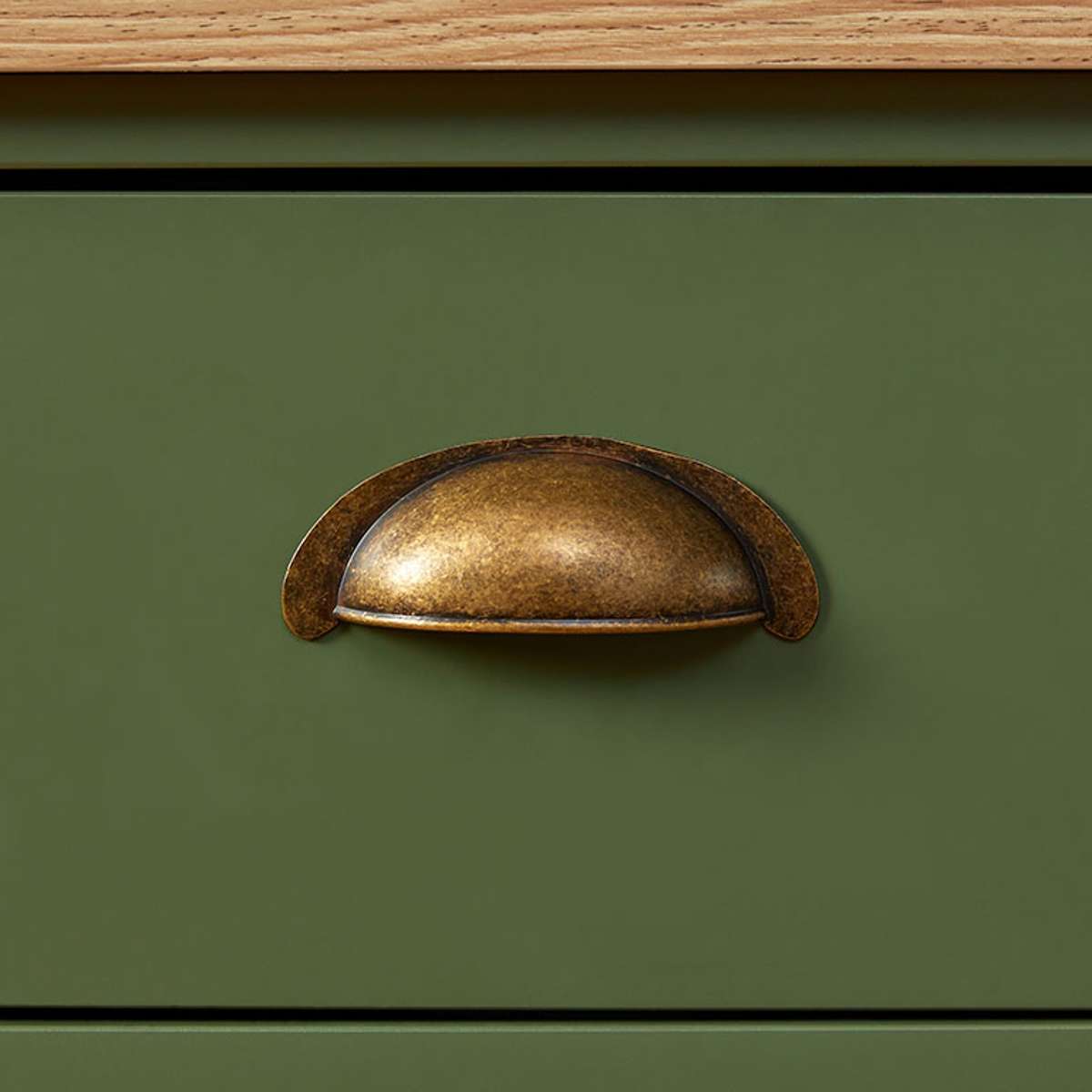 Hastings Buffet - Olive Green/Natural