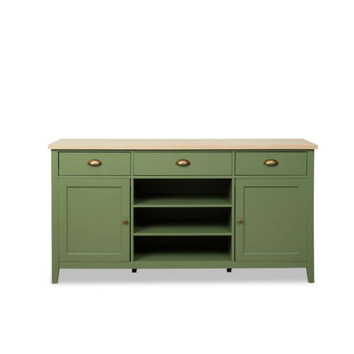 Hastings Buffet - Olive Green/Natural