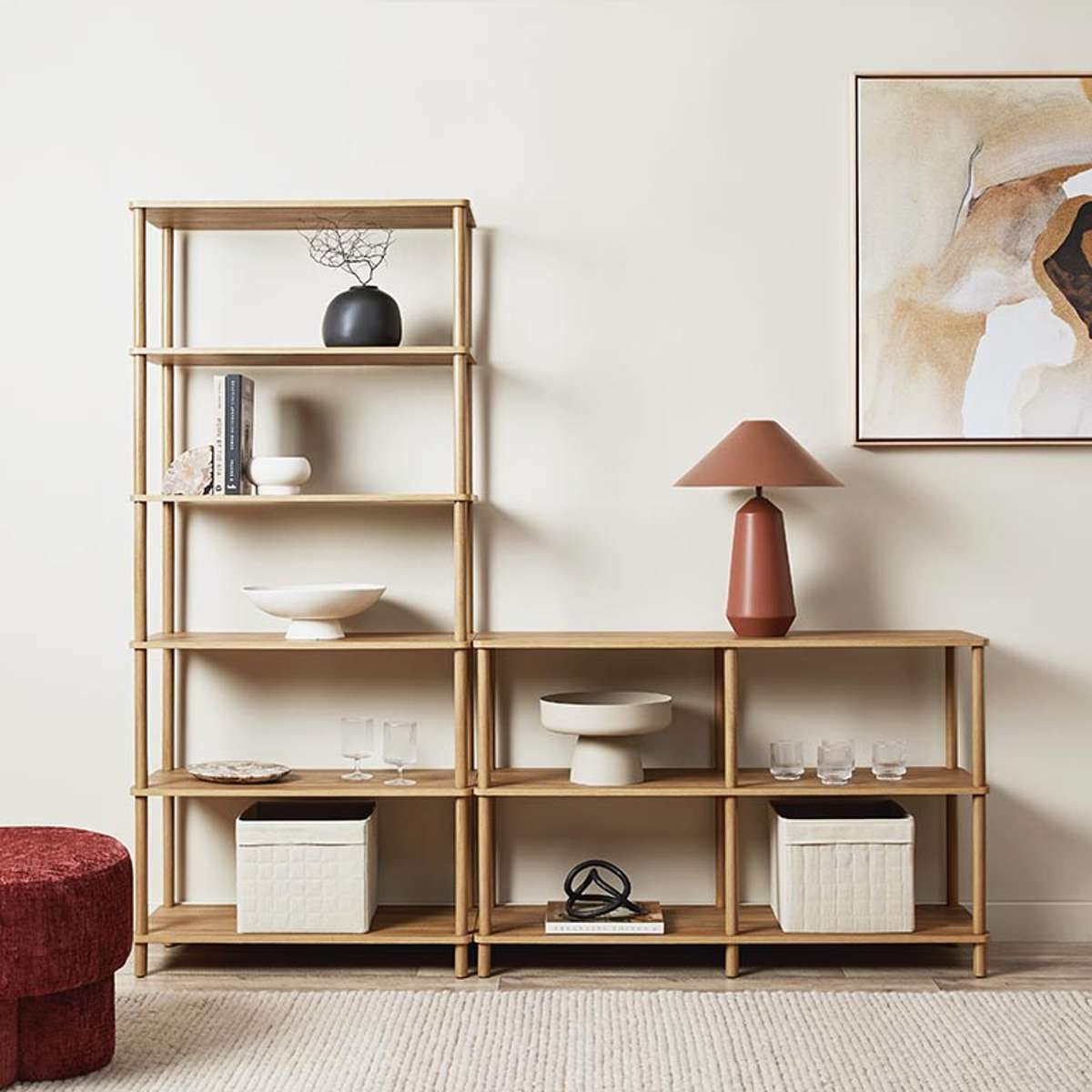 Eden Low Shelf - Pecan