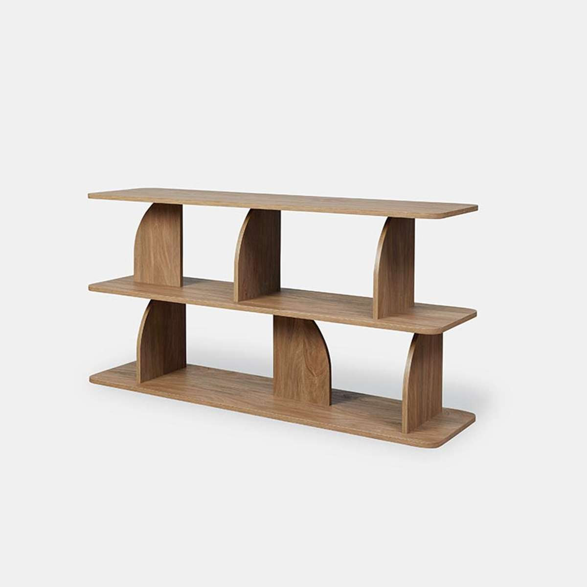 Tove Low Shelf  - Pecan