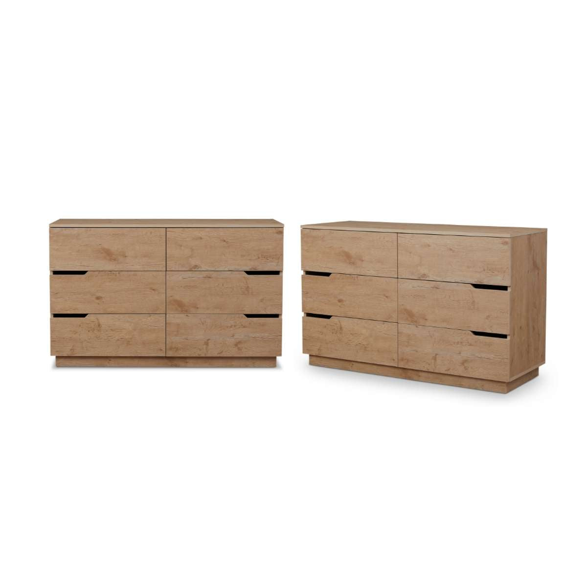 Zack Six Drawer - Natural Bundle - Mocka Australia